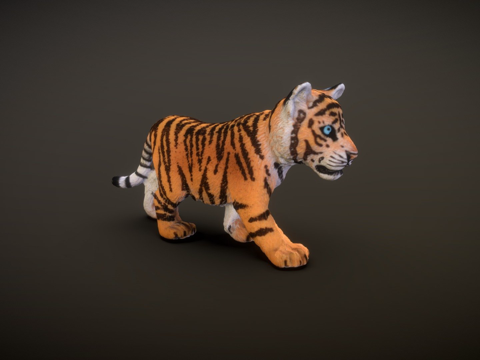 迷你虎崽su模型