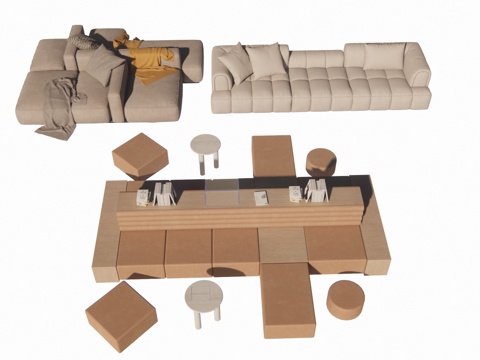 家具 沙发su模型