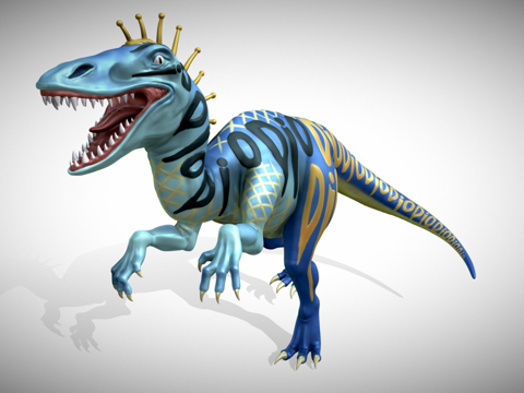 迪诺恐龙su模型