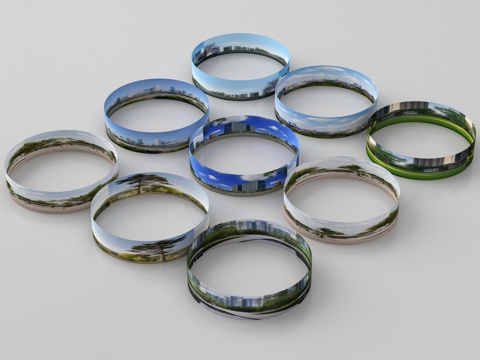 现代背景  环绕背景 城市背景 森林背景su模型