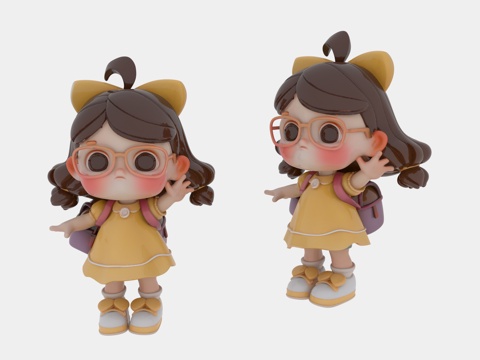 人物 卡通su模型