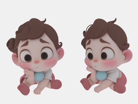 人物 卡通su模型