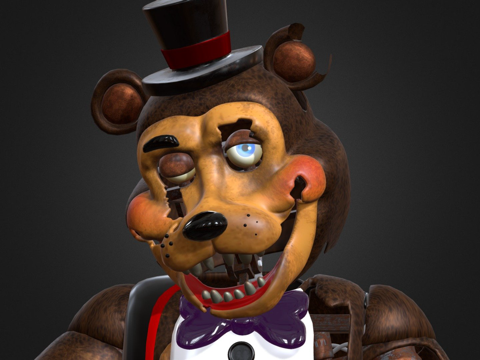 陈旧枯萎的弗雷迪·巴廷顿su模型