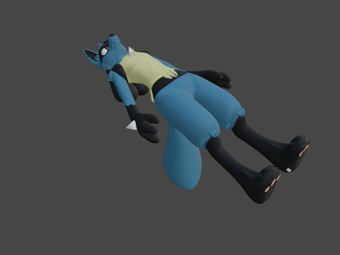 宝可梦-路卡利欧su模型