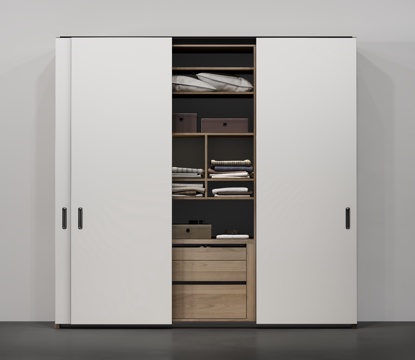  现代衣柜饰品衣服3d模型 