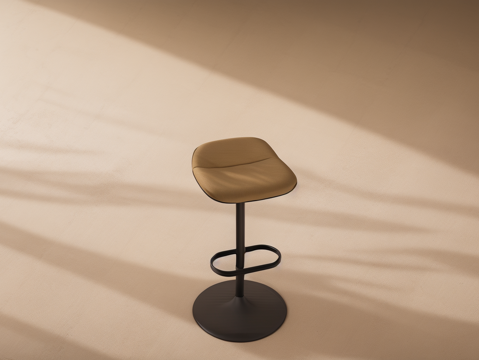 现代吧台椅吧凳su模型