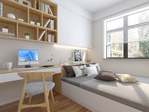  北欧榻榻米3d模型3d模型 