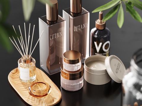  现代洗涤日用化妆品3d模型 