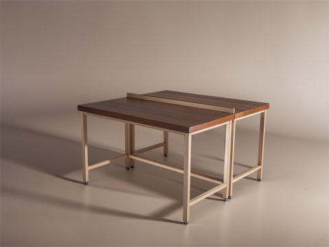 乒乓球桌su模型