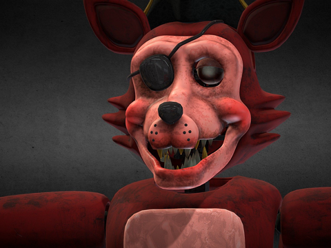 复古狐狸巴廷顿模型su模型