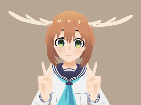 鹿之子子小团团-诺可坦su模型