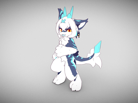 游戏角色Hanmusu模型