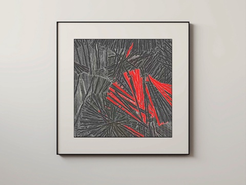 现代装饰挂画su模型