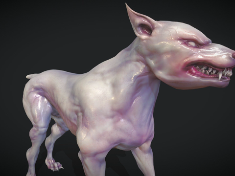 变异狗动画su模型