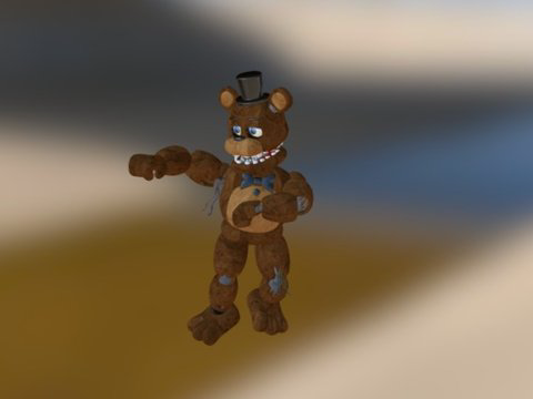 江南风格（枯萎的弗莱迪）su模型