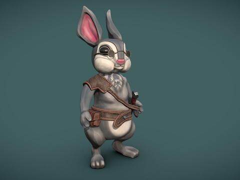 兔子旅行者su模型