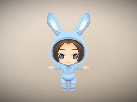 兔子萌妹su模型