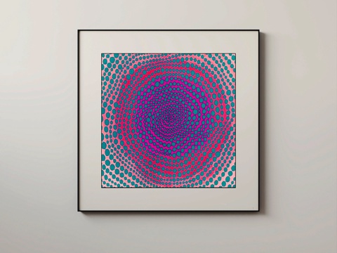 现代装饰挂画su模型