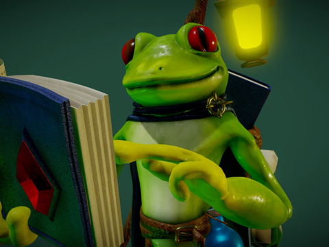 魔法青蛙su模型