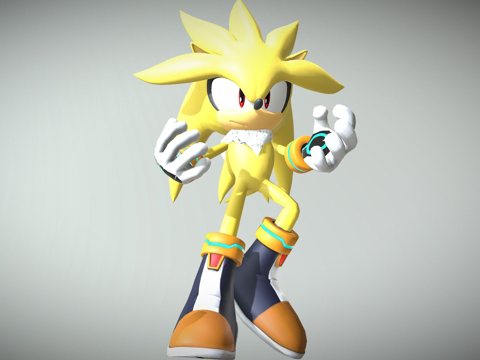 超级银色刺猬su模型