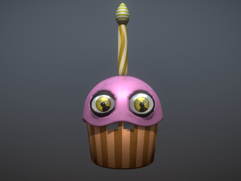 玩具熊的五夜后宫1杯子蛋糕su模型