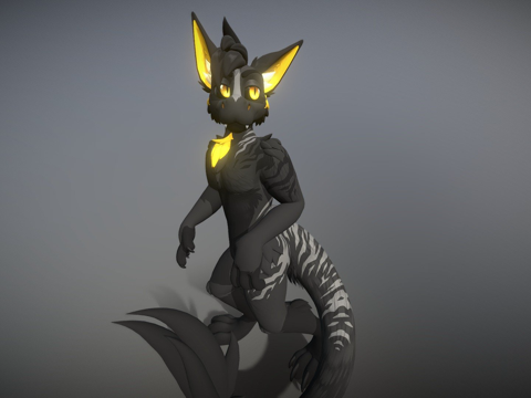 阿尔菲克斯VRChat虚拟形象su模型