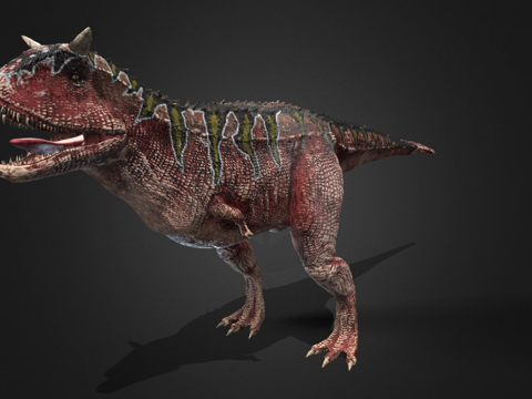  食肉牛龙su模型 