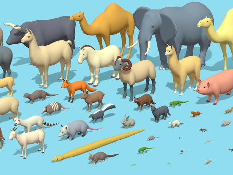 动物资源包su模型