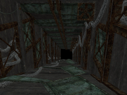 波比游乐时光3隧道su模型