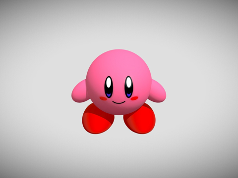 星之卡比动画版su模型