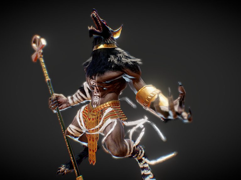 罗马诸神-阿努比斯su模型