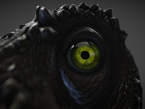 眼睛虹膜动画测试su模型