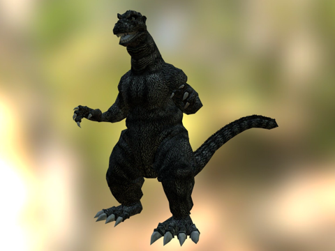 哥斯拉1954su模型