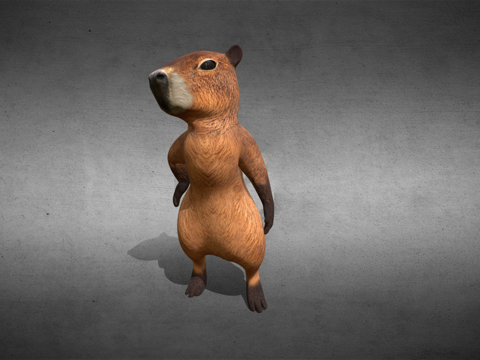 水豚-VRChat虚拟形象su模型