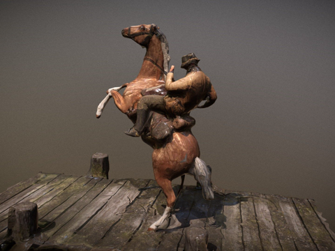 亚瑟·摩根荒野大镖客2摄影测量su模型