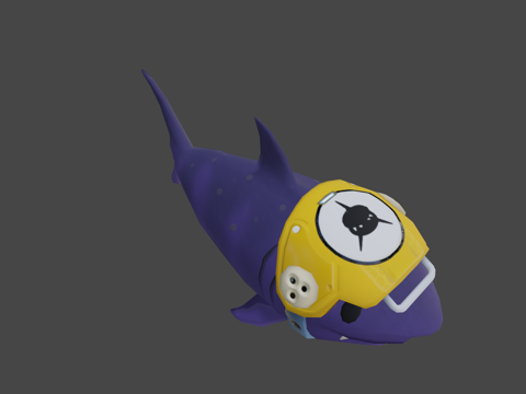 运动鲨鱼 - 动画 - 下载su模型