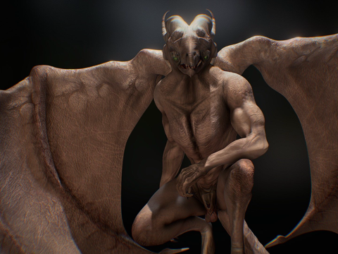 警觉的石像鬼su模型