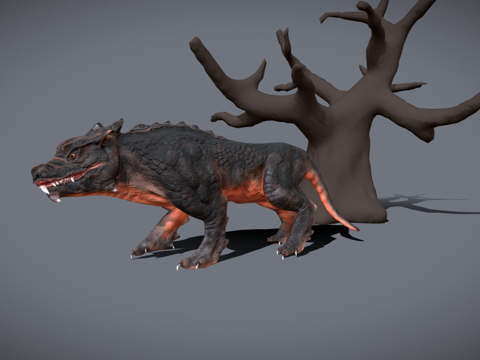 改良大型猫科动物-动画版su模型