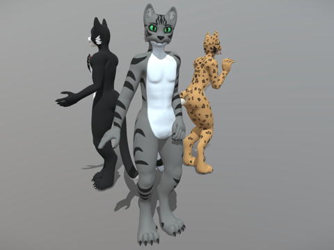 VRChat猫科基础模型su模型