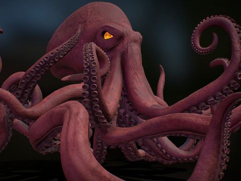 北海巨妖su模型