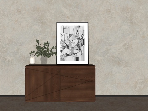 现代，简约，轻奢免费su模型