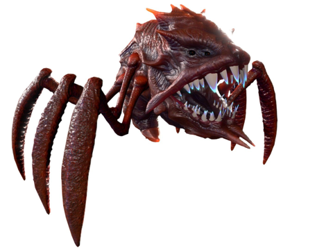 外星螃蟹怪物su模型