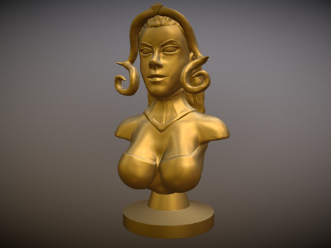 死亡威严莉莲娜-万智牌同人画su模型