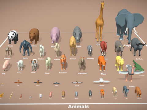 动物包-热门动物su模型su模型