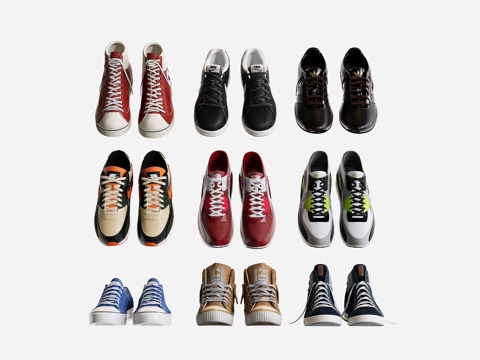 现代运动鞋su模型