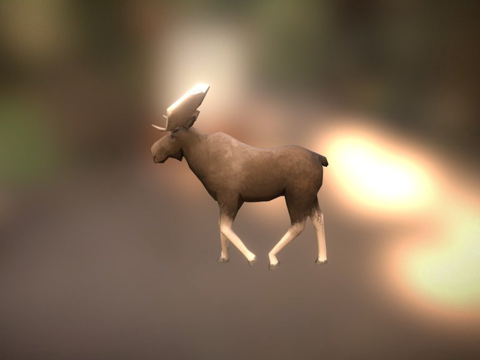 低模驼鹿su模型