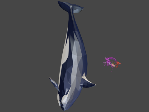 [低模]动态海洋动物第二卷su模型