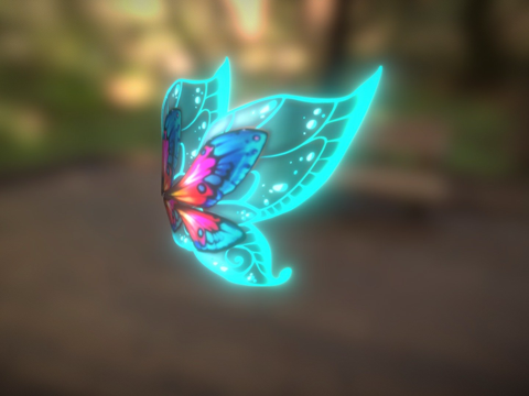 蝴蝶翅膀su模型