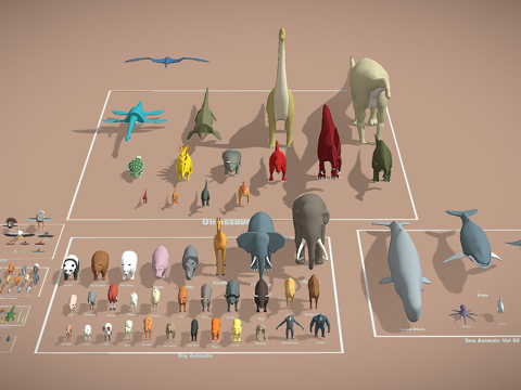 终极动物收藏su模型