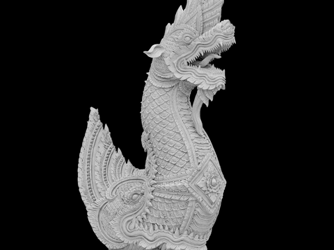 泰国龙-纳迦之王#RCDragonssu模型